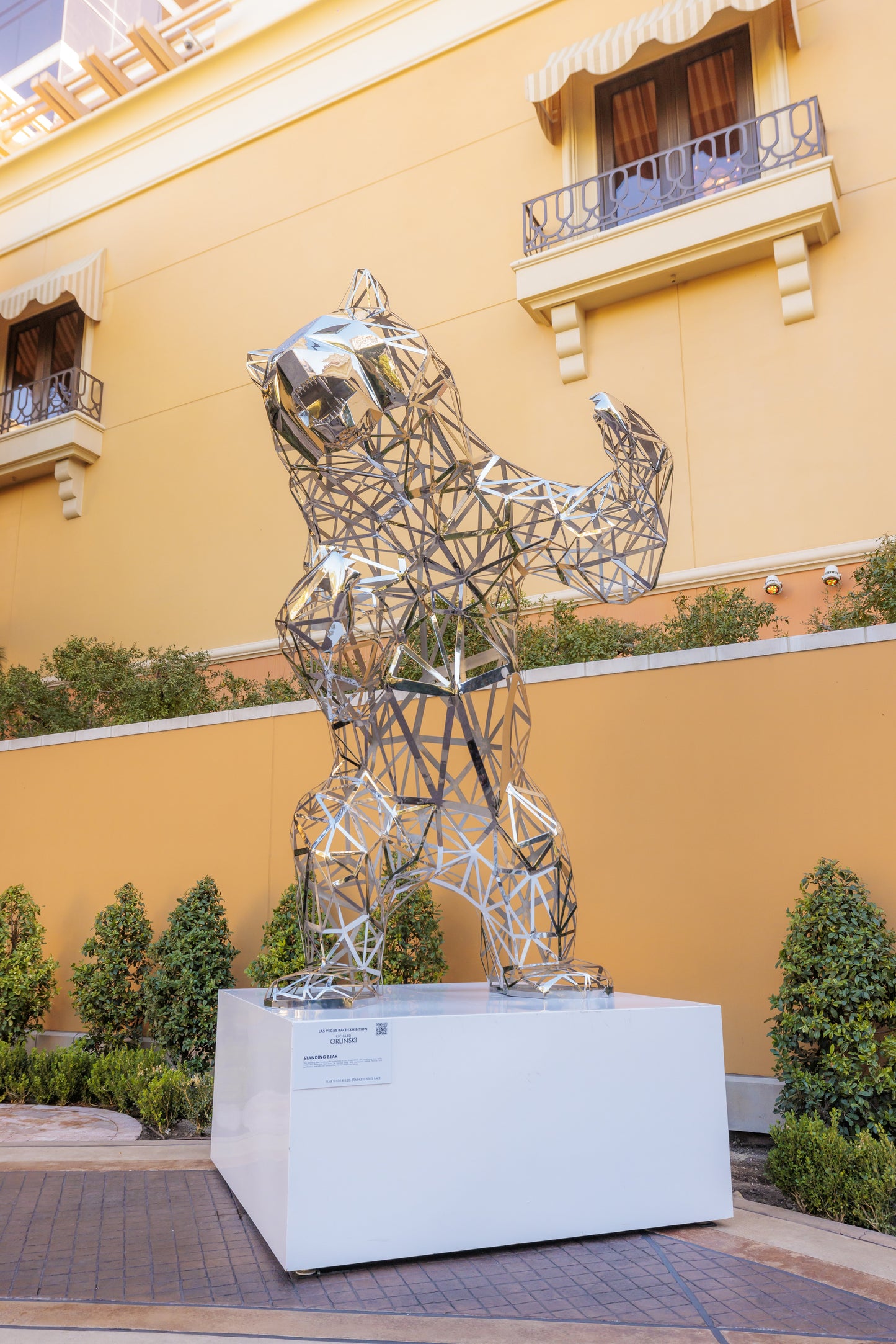 Chrome Open-Work Bear
